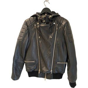 Bombers Leather Jacket Balmain